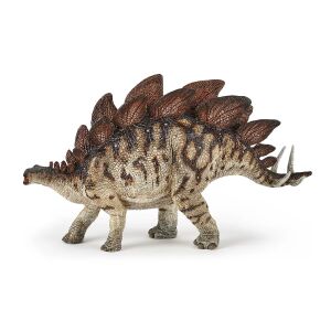 Side view of Papo Stegosaurus Dinosaur Figure - Realistic Detail - Papo
