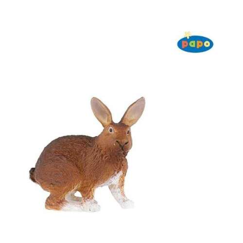 Papo Brown Rabbit Figurine, realistic animal toy for kids