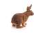 Papo Brown Rabbit Figurine, realistic animal toy for kids