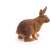 Papo Brown Rabbit Figurine, realistic animal toy for kids