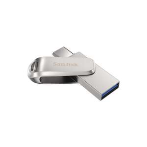 Sandisk 1TB Dual Drive Luxe USB 3.1 Type-C Flash-Laufwerk, Silber - SanDisk Pendrive