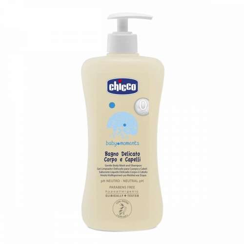 Chicco BabyMoments pH semleges fürdető és sampon 500ml 32554423