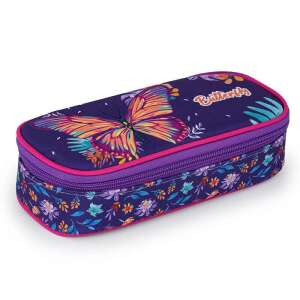 Lila színű tolltartó pillangós mintával, OXY BAG Butterfly kollekció - Oxybag