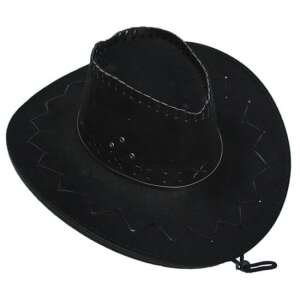 Velúr Cowboy kalap - fekete 56019463 Jelmez gyerekeknek