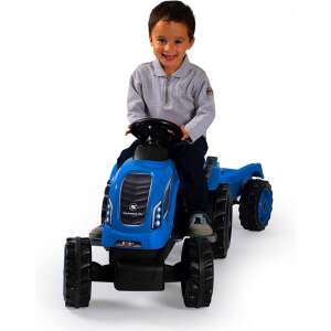 Smoby Farmer XL pedálos traktor utánfutóval - kék 56085041 Pedálos jármű