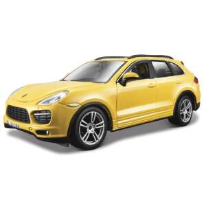 Mașină model Bburago Porsche Cayenne Turbo la scară 1:24, galben - Model, machetă