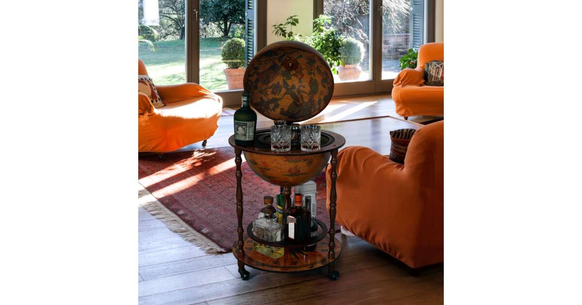 Bar cabinet, cherry, GLOBUS 2-324 | Pepita.com