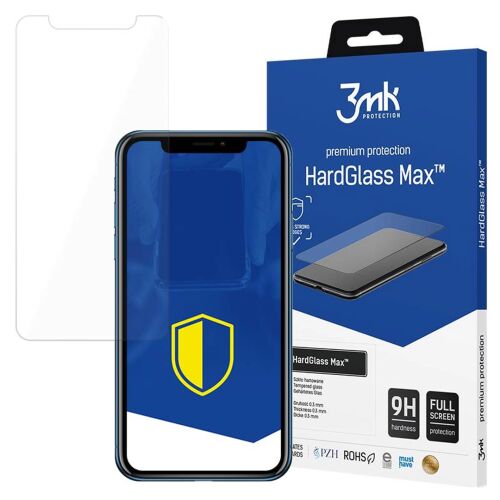3MK HardGlass Kijelzővédő iPhone XR-hez