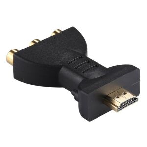 HDMI RCA Konverter - 1080p - Fekete