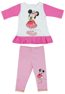 Disney 2 részes baba ruha Szett - Minnie - 116-os méret 31322447 Ruha együttesek, szettek gyerekeknek - Fehér