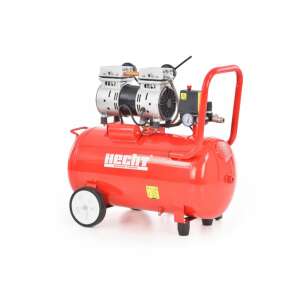 Kompresor bezolejowy Hecht 2086, cichy, zbiornik 50 litrów, czerwony - Hecht