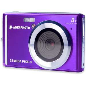 AgfaPhoto DC5200 digital camera, purple, 21 megapixels, 8x digital zoom - Photo Camera
