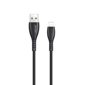 Awei CL-115L Schwarzes Lightning USB Kabel - Lightning-Kabel