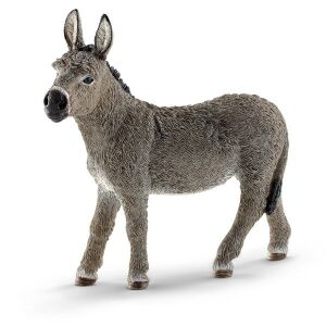 Schleich Donkey Figurine - 9.5cm Toy Animal - Schleich
