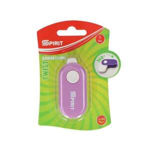 Spirit Twist radír lila színben, 360 fokos forgatással - Radír