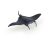 Close-up of Papo Manta Ray Figure - High-Quality Toy