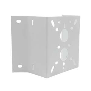 Fehér fém sarokkonzol biztonsági kamerákhoz - Biztonságtechnikai kiegészítő