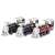 Old Timer toy train, set of 3 steam locomotives in different colors, 15 cm