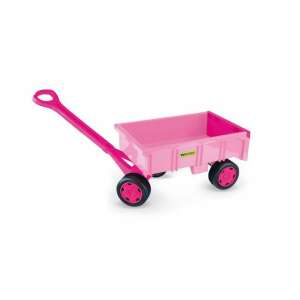 Wader: ružový vozík s rukoväťou