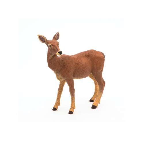 Papo 53014 Fawn Doe Figurine, Hand-Painted, Realistic, Brown, Plastic, 10 x 4 x 9 cm