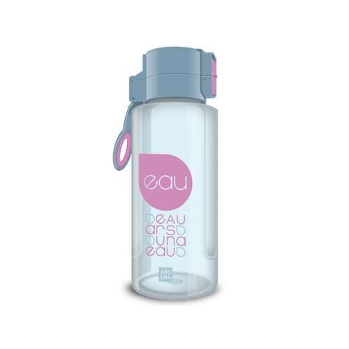 Ars Una Wasserflasche grau-rosa 650ml