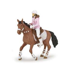 Papo Winter Reiterin mit Pferd Figur, Reiten Spielzeug, Reiterfigur, Spielset, Reiten - Papo Figuren
