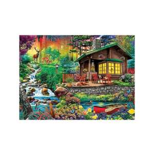 Puzzle Trefl 3000 elementów, Chatka w lesie - Puzzle i układanki
