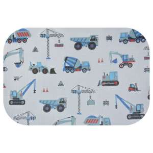 Scutec textil de calitate Ega - masinute de lucru  # albastru (F009)