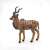 Papo Kudu Antelope Figurine, realistic animal toy for kids, brown and white, standing pose, side view
