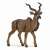 Papo Kudu Antelope Figurine, realistic animal toy for kids, brown and white, standing pose