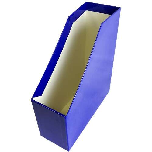 IRISOffice 9cm blauer Karton-Aktenordner