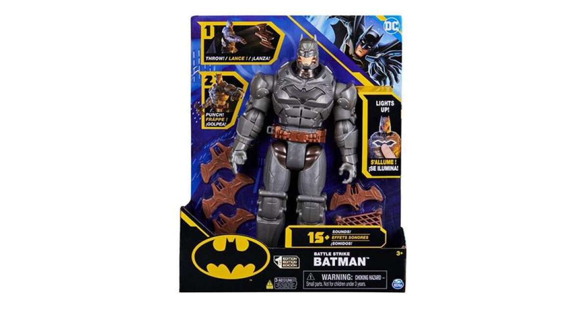 DC Comics 6064833 Batman Deluxe Battle Strike Batman da 30 cm 5