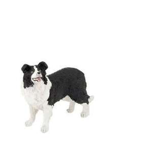 Papo Border Collie figurka, fekete-fehér kutya játék, valósághű állatfigura - Papo