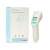 Hetaida HTD8816C Non-Contact Infrared Body Thermometer packaging, white, digital display, measures body temperature, objects, and surfaces
