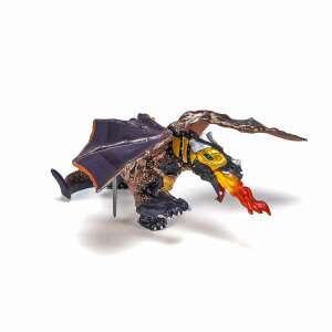 Papo Darkness Dragon, side view of the detailed and realistic toy dragon with fire-breathing action, perfect for imaginative play - Papo Figure