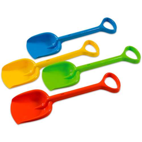 Sortiment von 41 cm bunten Kunststoff-Sandlöffeln für Kinder, perfekt zum Spielen im Sandkasten