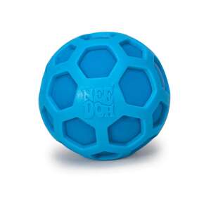 NeeDoh atomi stress ball, blue, hexagon design, for stress relief, fidget toy - Stress ball