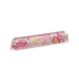 Oriental-Rose tolltartó, rózsaszín virágmintás, cipzáras, 20x4x4cm - Ars Una Tolltartó