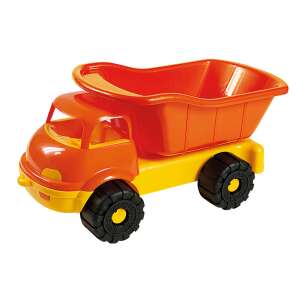 Narancssárga és sárga játék billenős teherautó, 33 cm - Androni