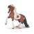 Papo Irish Cob horse figurine, brown and white, standing on its hind legs