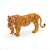 Papo Tigris with Cub Figurine, side view, realistic animal toy for kids
