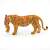 Papo Tigris with Cub Figurine, side view, realistic animal toy for kids