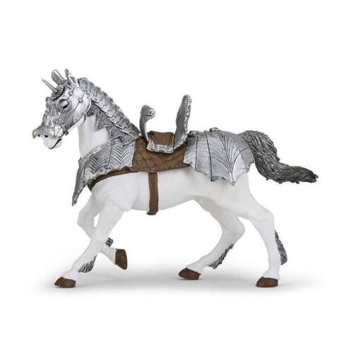 Papo páncélos ló figurája, részletes és valósághű játék a fantáziadús játékhoz