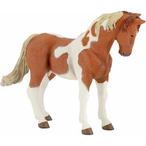 Papo Pinto Horse Figurine - 13.5 cm, realistic animal toy - Papo Figure