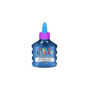 Carioca Glitterkleber, 88ml, funkelndes Blau - Flüssige Klebstoffe