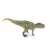 Papo Ceratosaurus dinosaur figure, realistic green and brown dinosaur toy for kids, side view