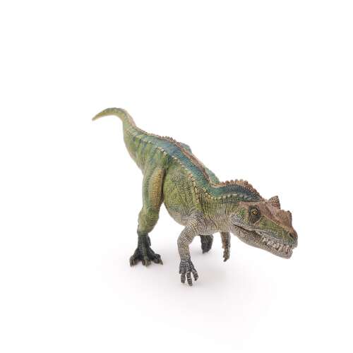 Papo Ceratosaurus dinosaur figure, realistic green and brown dinosaur toy for kids