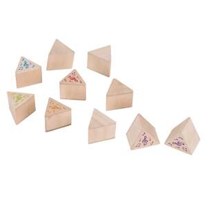 Set aus hölzernen Klang-Matching-Memory-Spielsteinen mit Notenmotiven. - Kreative Spiele & Förderspiele