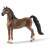 Schleich American Saddlebred Horse Figurine, side view