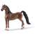 Schleich American Saddlebred Horse Figurine, side view